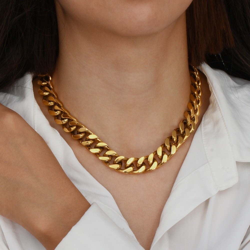 PlainHaven 18K Gold-Plated Chain Necklace
